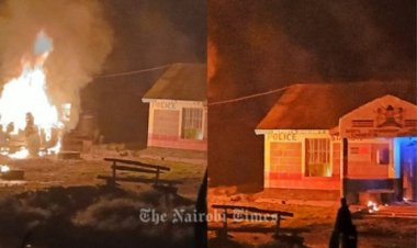 Kenya: Abaturage batwitse Sitasiyo ya Polisi bashaka kubohoza  abajura ngo babice