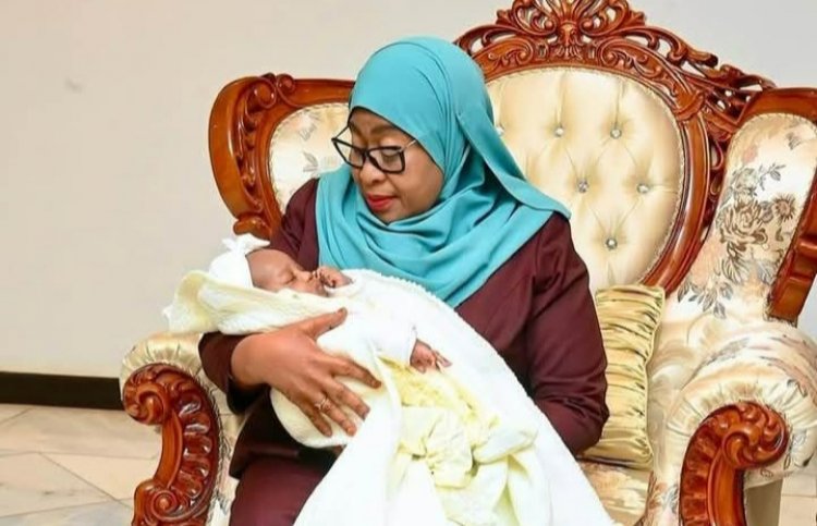 Rais Samia Amuasili Mtoto Mchanga Aliyetelekezwa