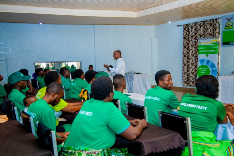Ishyaka Green Party ryasabye abarwanashyaka kuzana impinduka
