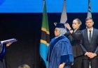 Perezida Samia yahawe impamyabunyi y'ikirenga y'Icyubahiro