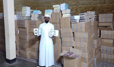 RMC Yapokea Msaada wa Vitabu vya Qur'an kutoka WAMY