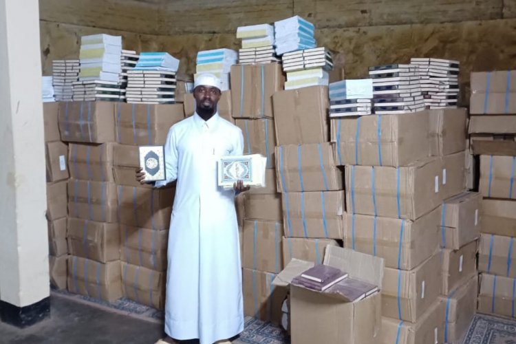 RMC Yapokea Msaada wa Vitabu vya Qur'an kutoka WAMY