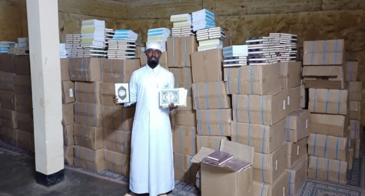 RMC Yapokea Msaada wa Vitabu vya Qur'an kutoka WAMY
